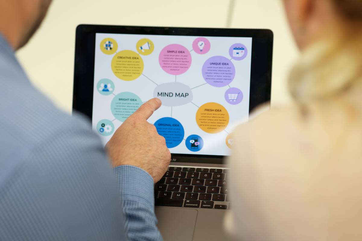 Small business owner using crm software ratings to select best tool on tablet